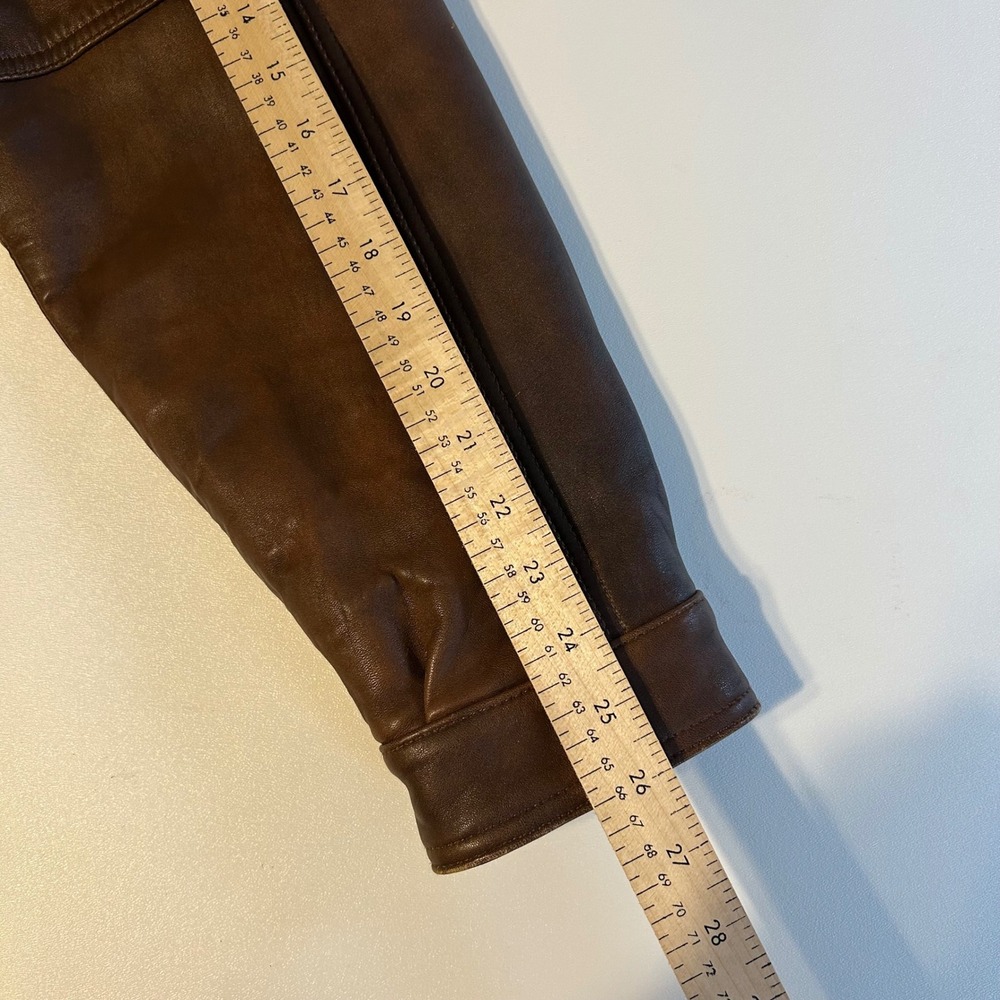 Canyon Outback Brown Leather Jacket Mens XL Western Oversized - Picture 8 of 10